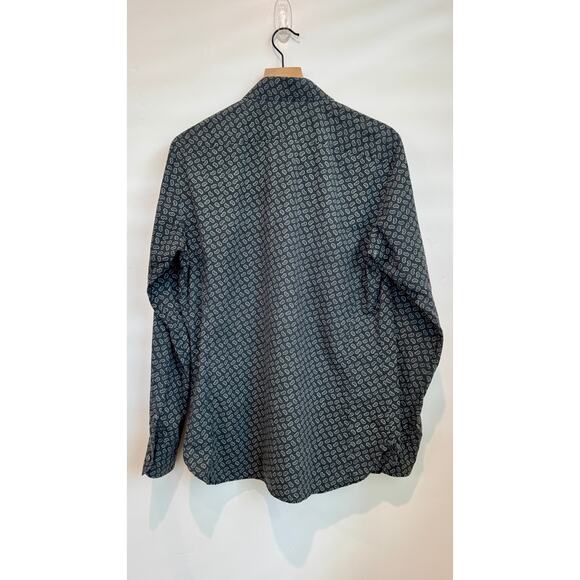 Tom Ford Paisley Print Cotton Lyocell Button Down Shirt Size 41 / 16 - Picture 5 of 14